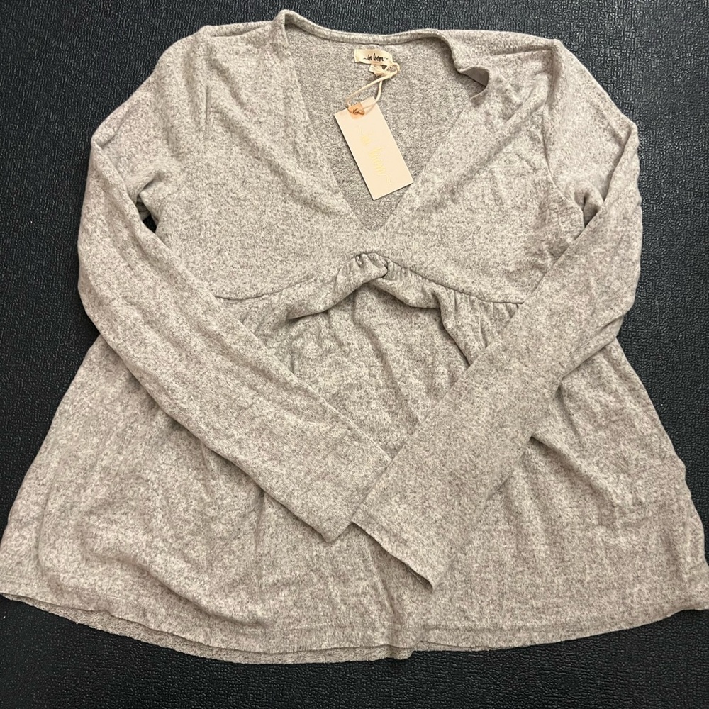 Babydoll style sweater top